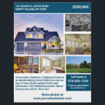 Full Page 2 Sided House For Sale Flyer with Photos<br><div class="desc">Looking to sell your home? Create a professional looking flyer to advertise your house listing to prospective buyers. This full sheet flyer is two sided and is ready to be customized with all of your listing details. There's spots for 6 photos of your home on the front and room on...</div>