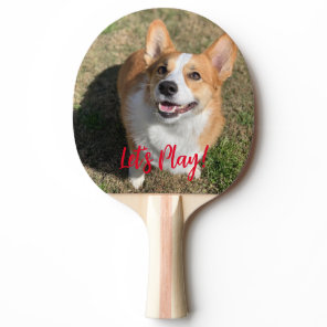 Full Photo and Text Personalized  Ping Pong Paddle