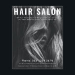 Full Photo Beauty Hair Nail Salon Hairdresser Flyer<br><div class="desc">A minimalist simple business flyer that allows you to customize your business logo, business title, business description, business contact details etc. A perfect business flyer template for all types of businesses. Customize this professional business flyer and make it your own! Perfect flyer template for beauty, hair, nail, makeup salons, hairdressers...</div>