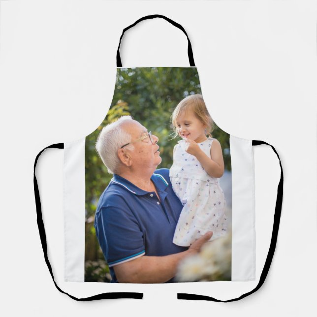 Full Photo Custom Create Your Own Apron (Front)