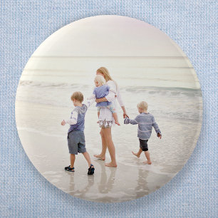 Full Photo Custom Image Upload Button
