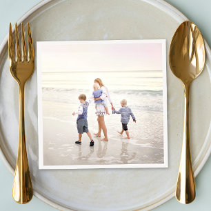 Full Photo Custom Image Upload Napkins