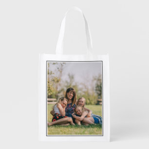 Full Photo Custom Reusable Grocery Bag