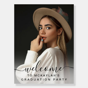 Full Photo Graduation Party Welcome Foam Board