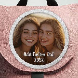 Full Photo Layout with a Modern White Script Text Patch