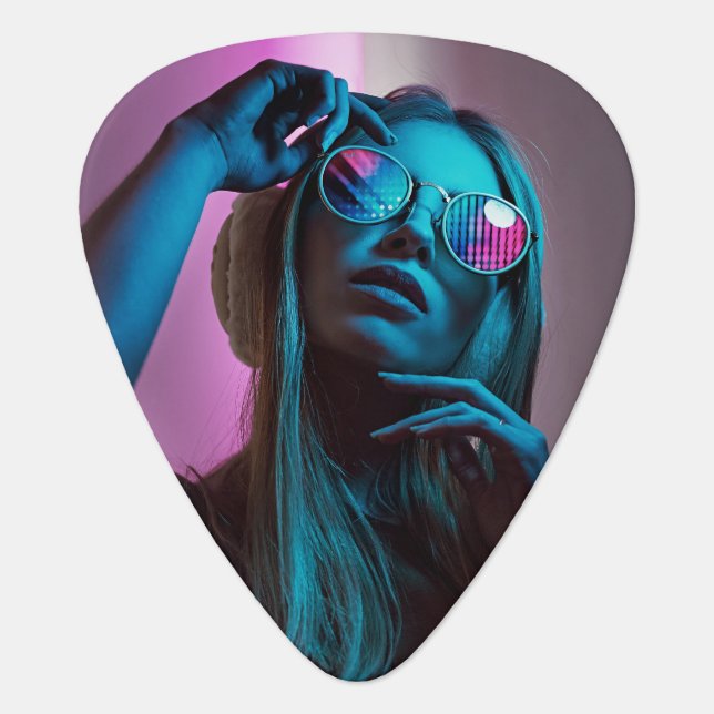 Full Photo Personalized Guitar Pick (Front)