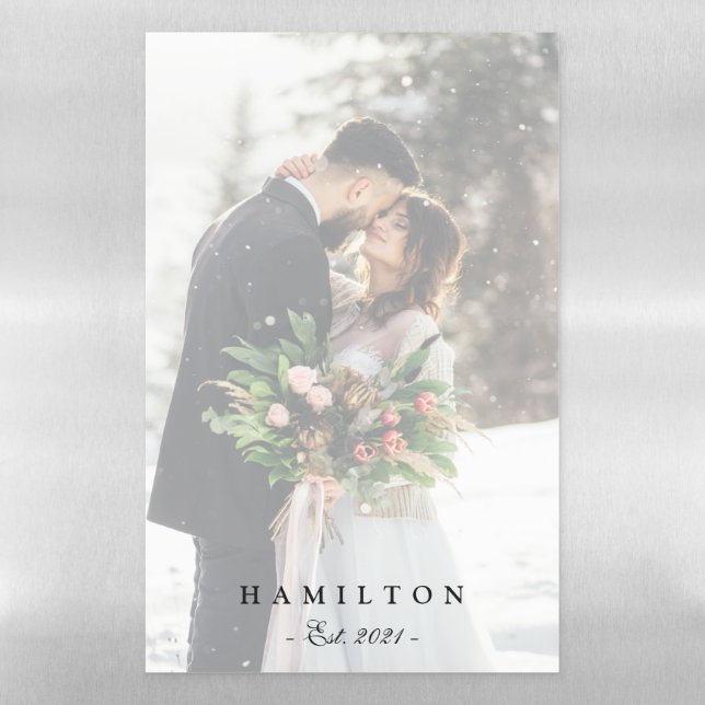 Full Photo Personalized Magnetic Dry Erase Sheet (Vertical)