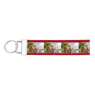 Full Photo Personalized Photo Collage Wrist Keychain