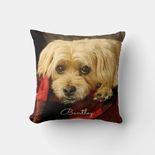 Full Photo Pillow | Green Plaid (Front)