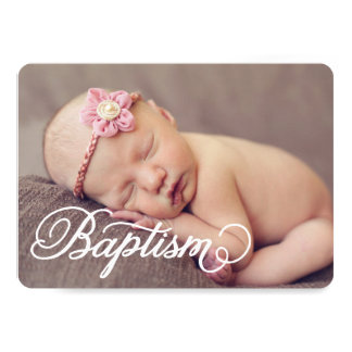 Full Photo Script | Baptism Invitation
