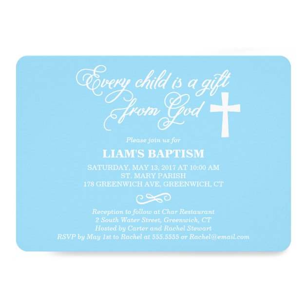 Full Photo Script | Baptism Invitation