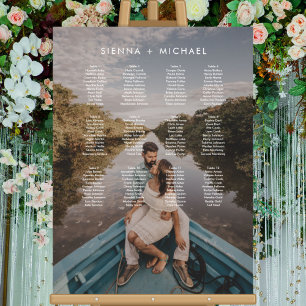 Full Photo Seating Chart Foam Board