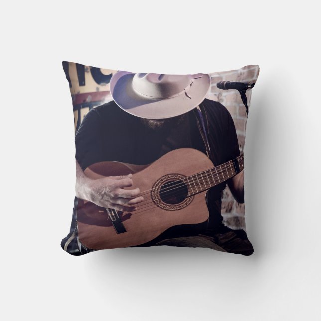 Full Photo Upload Double Sided Throw Pillow (Front)