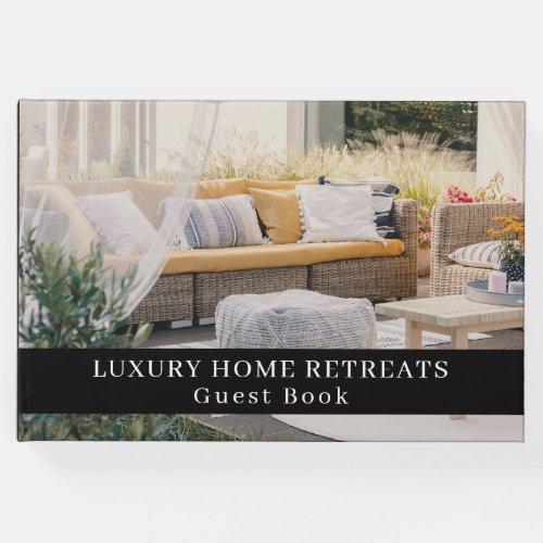 Full Photo Vacation Rental Guest Book