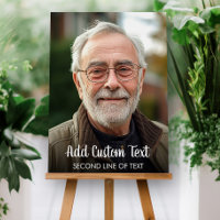 Full Photo - Vertical Custom Modern Script