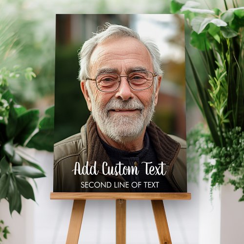 Full Photo - Vertical Custom Modern Script