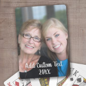 Full Photo - Vertical Custom Text Playing Cards