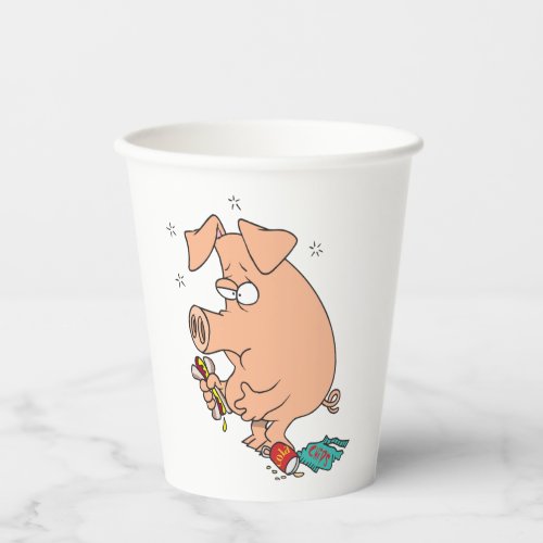 Full Pig Paper Cups