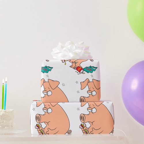 Full Pig Wrapping Paper