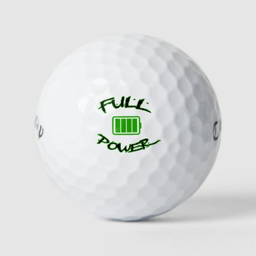 Full Power Golf Balls