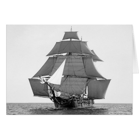 Full-Rigged Ship Cards (Front Horizontal)