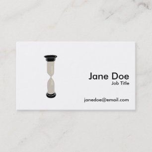 Full Sand Hourglass - Create your own caption! Business Card