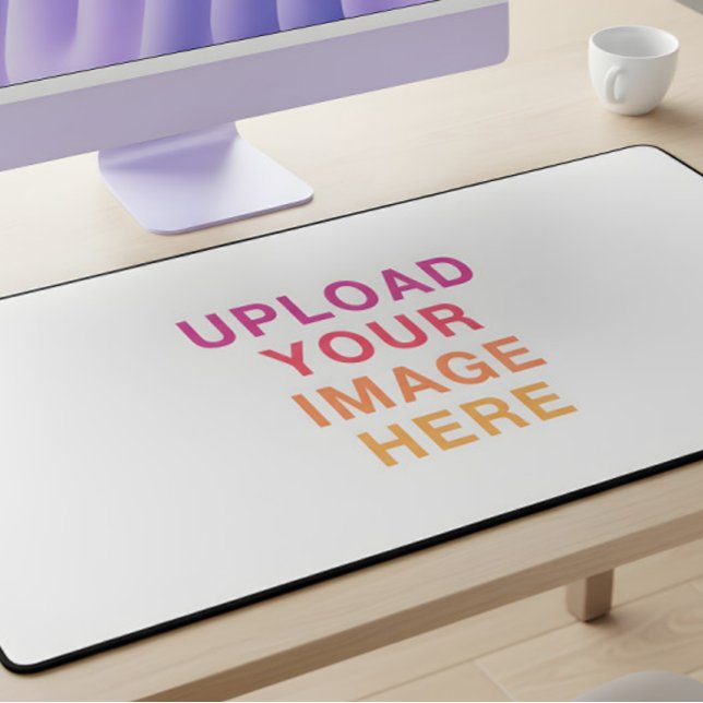 Full Size Image Logo Blank White Desk Mat (Creator Uploaded)