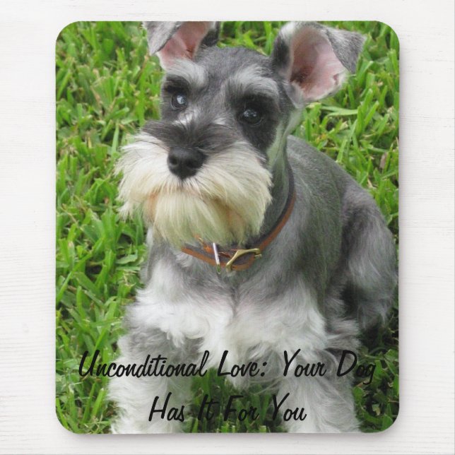Full Size Mini Schnauzer Mouse pad (Front)