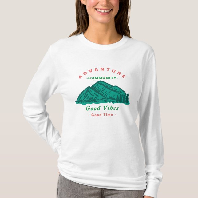  Full sleeve Adventure T shirt (Front)