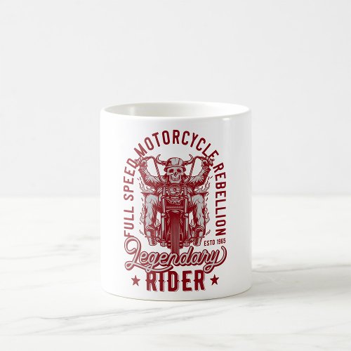 Full Speed Motorcycle Rebellion Coffee Mug