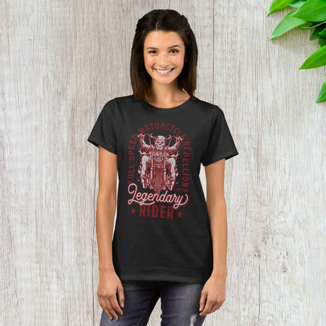 Full Speed Motorcycle Rebellion T-Shirt (Creator Uploaded)