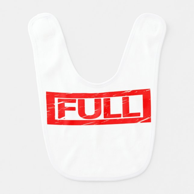 Full Stamp Baby Bib (Front)