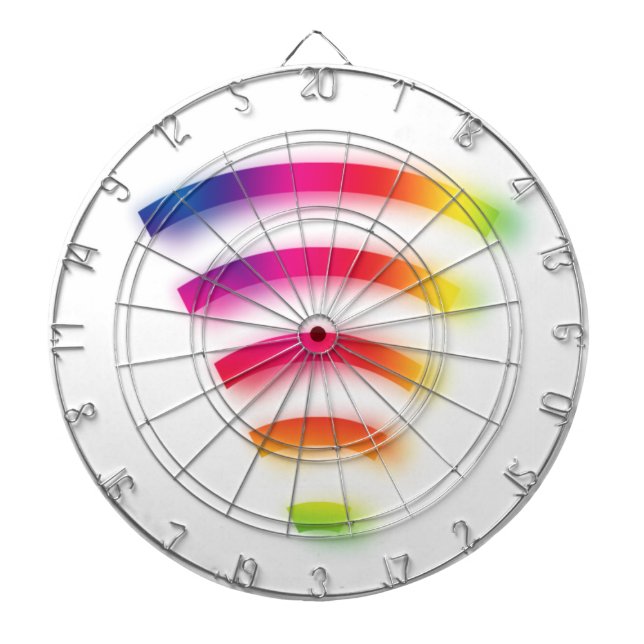Full Strength WIFI Dartboard With Darts (Front)