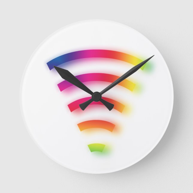 Full Strength WIFI Round Clock (Front)