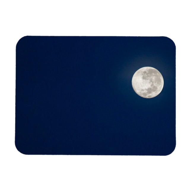 Full Super Moon | Peru Laka Titicaca Magnet (Horizontal)