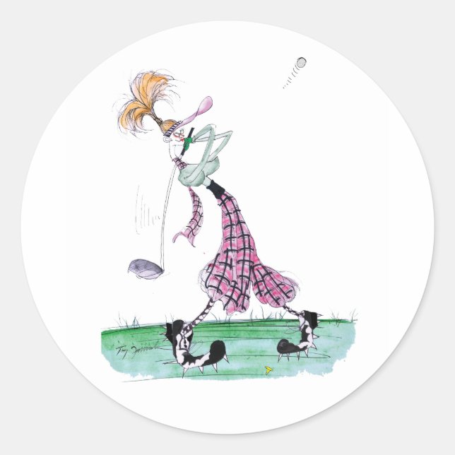 full swing golf, tony fernandes classic round sticker (Front)