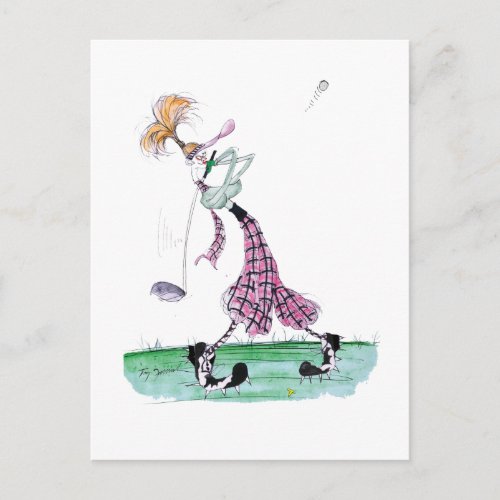 full swing golf tony fernandes postcard