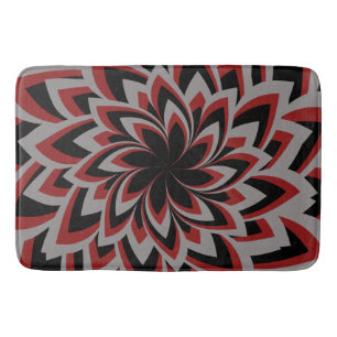 FULL SWIRL FLOWER BATH MAT
