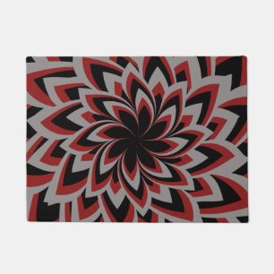 FULL SWIRL FLOWER  DOORMAT