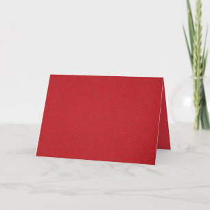 Full-Texture Tomato Red Thank You Card – Customize
