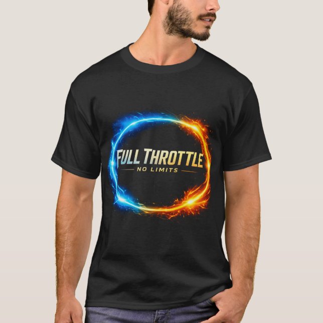 Full Throttle No Limits Shirt – Fire & Ice Energy  (Front)