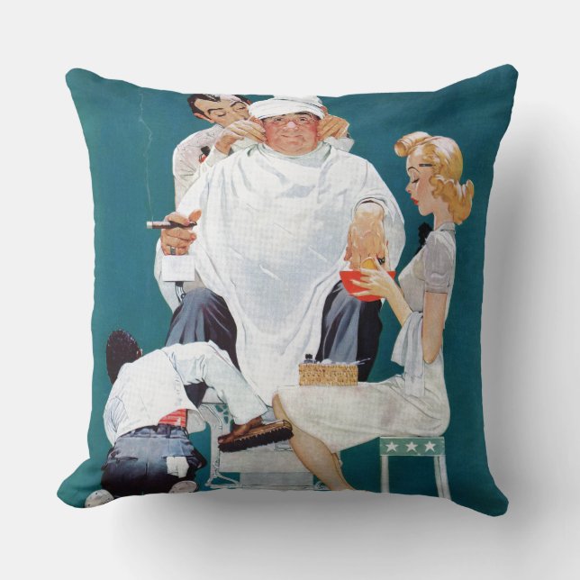 Full Treatment Throw Pillow (Front)