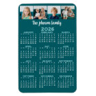 Full View Calendar with 4 photos