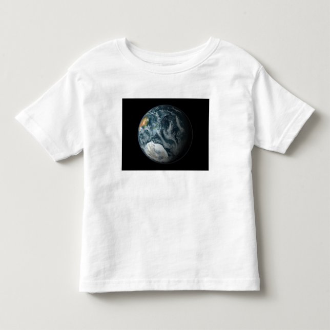 Full view of the Earth highlighting Antarctica Toddler T-shirt (Front)