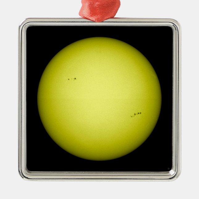 Full view of the Sun Metal Ornament (Front)