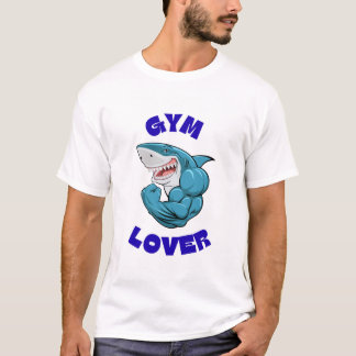 Full White Shark Design T-Shirt – Stylish & Trendy