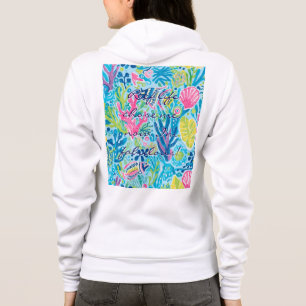 Full zip hoodie in stylish graphic