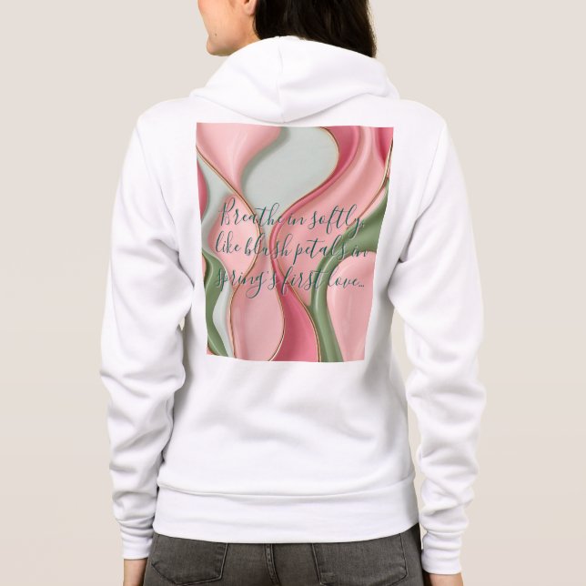 Full zip hoodie in stylish graphic (Back)