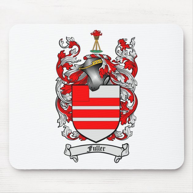 FULLER FAMILY CREST - FULLER COAT OF ARMS MOUSE PAD | Zazzle