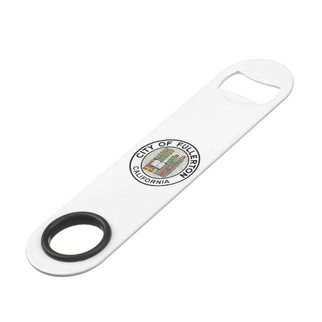Fullerton (California) City flag  Bar Key (Front Angled)
